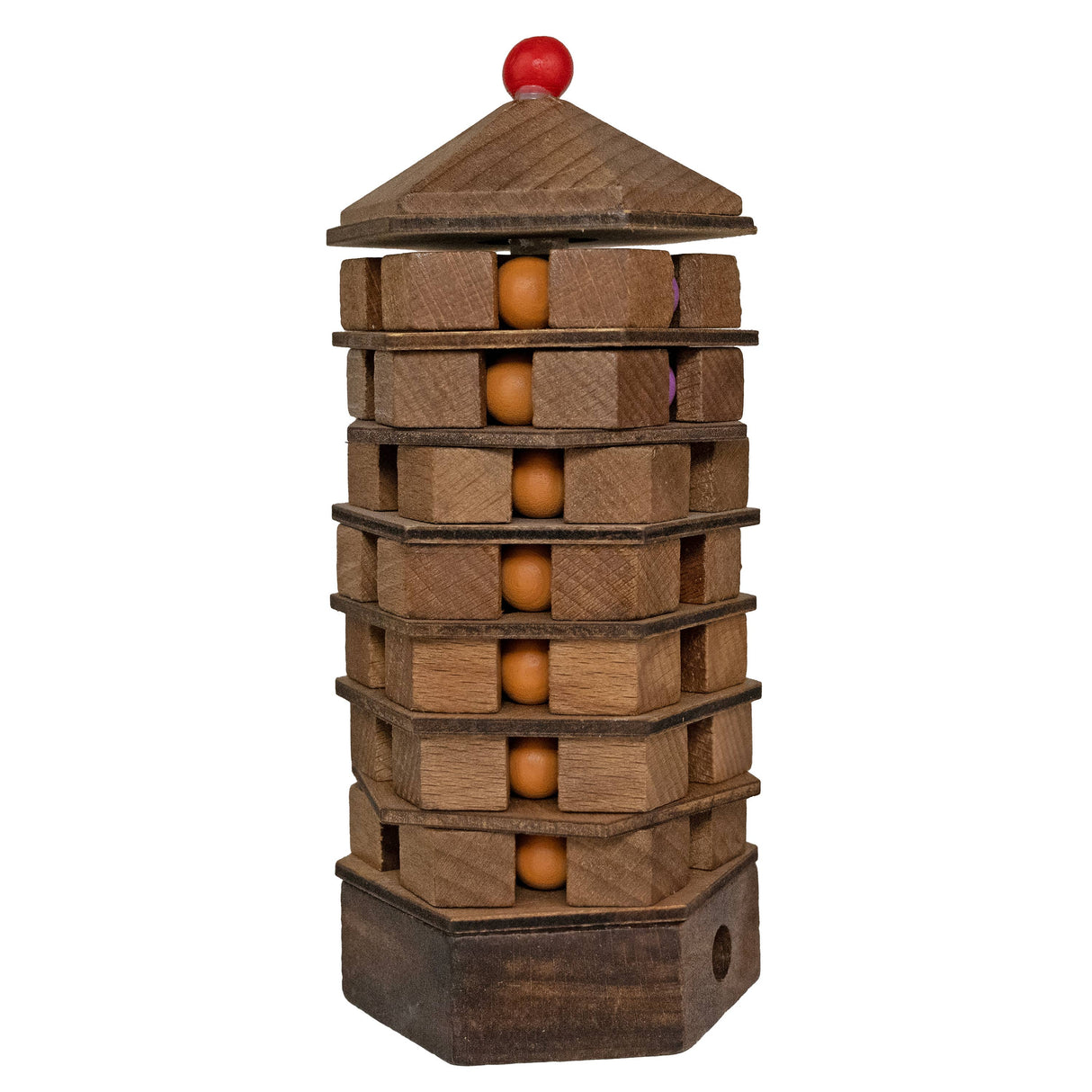 True Genius Chinese Pagoda Ball Sorting Puzzle