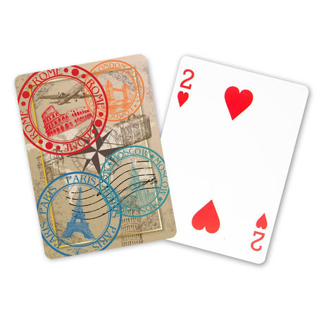 World Travel Standard Index Playing Cards Deck