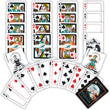 Miami Dolphins Neon-Styled Playing Cards - 54 Card Deck