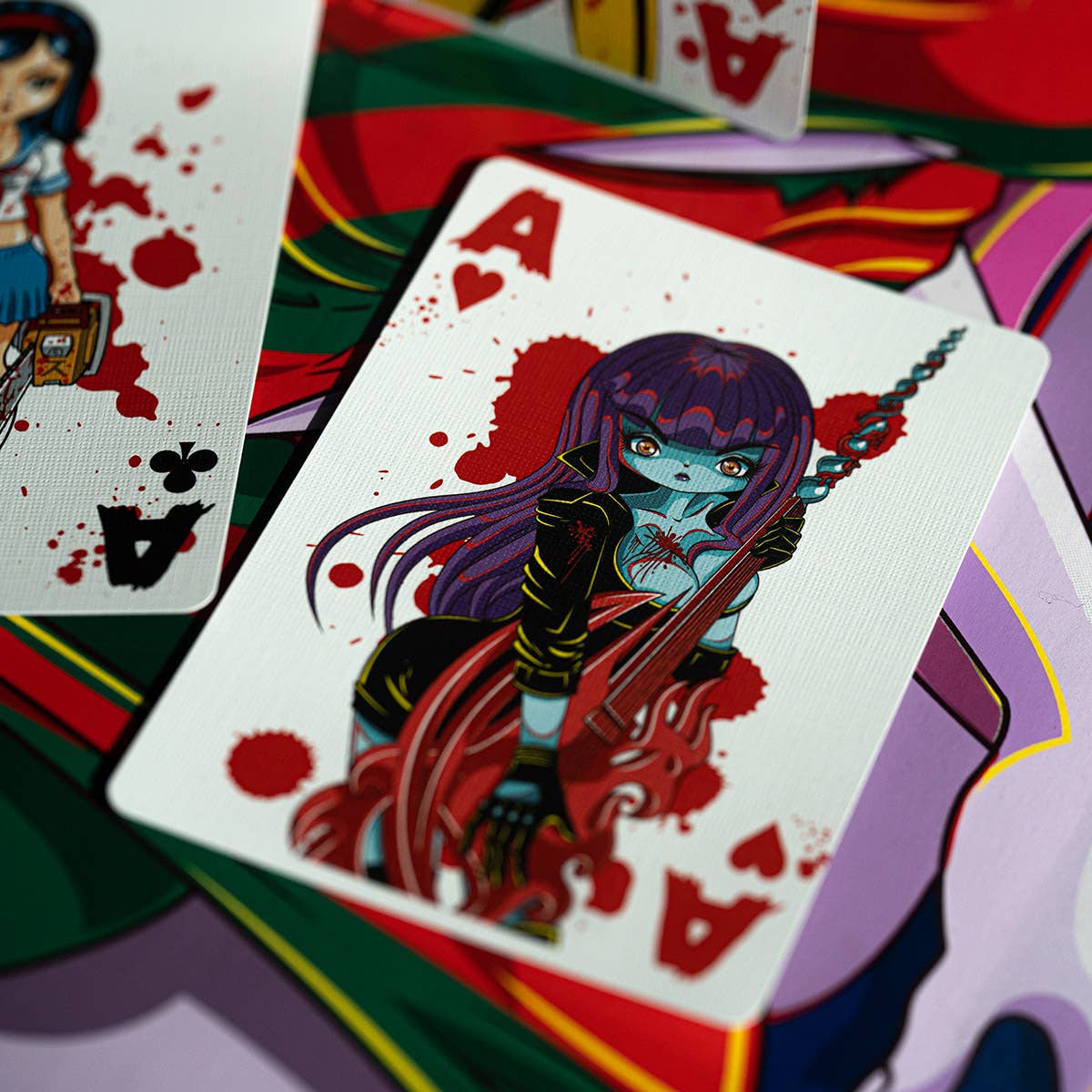 NIGHTMARE ON HOOKUPS STREET SKATEBOARD  PLAYING CARDS