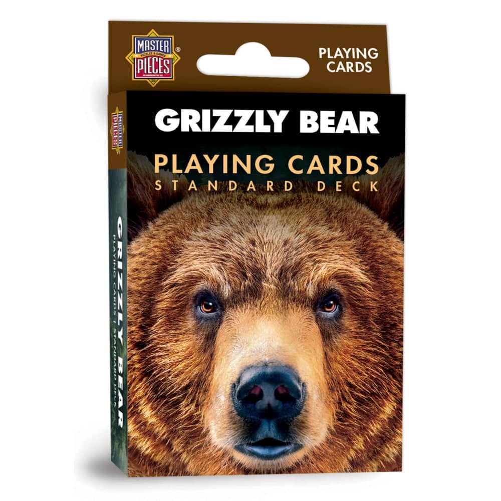 Grizzly Bear Playing Cards - 54 Card Deck – Collectible Playing Cards