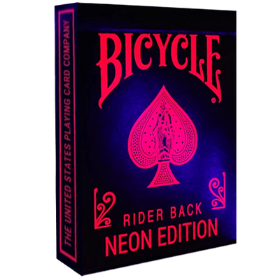 Bicycle Star-Fire Pink Neon Playing Cards