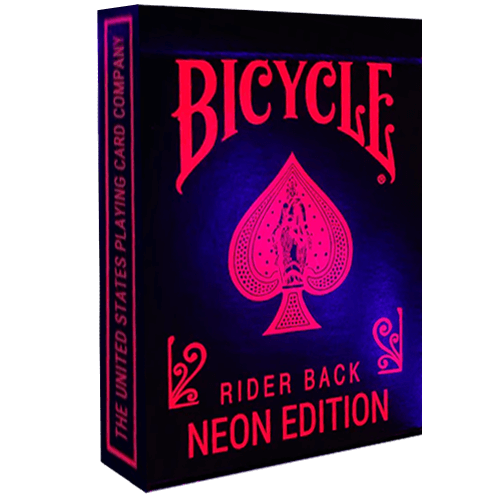 Bicycle Star-Fire Pink Neon Playing Cards