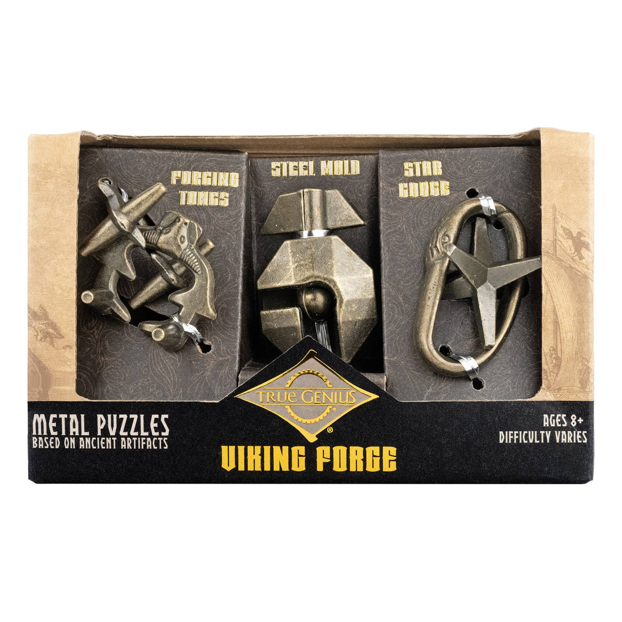 True Genius Viking Forge - 3pc Puzzle Set