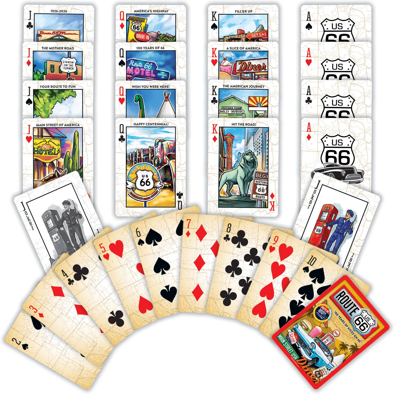 Route 66 Playing Cards – Collectible Playing Cards