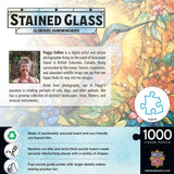 Stained Glass - Glorious Hummingbird 1000 Piece Jigsaw Puzzle