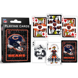 Chicago Bears Neon-Styled Playing Cards - 54 Card Deck
