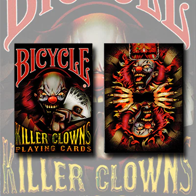 Bicycle Killer Clowns Playing Cards