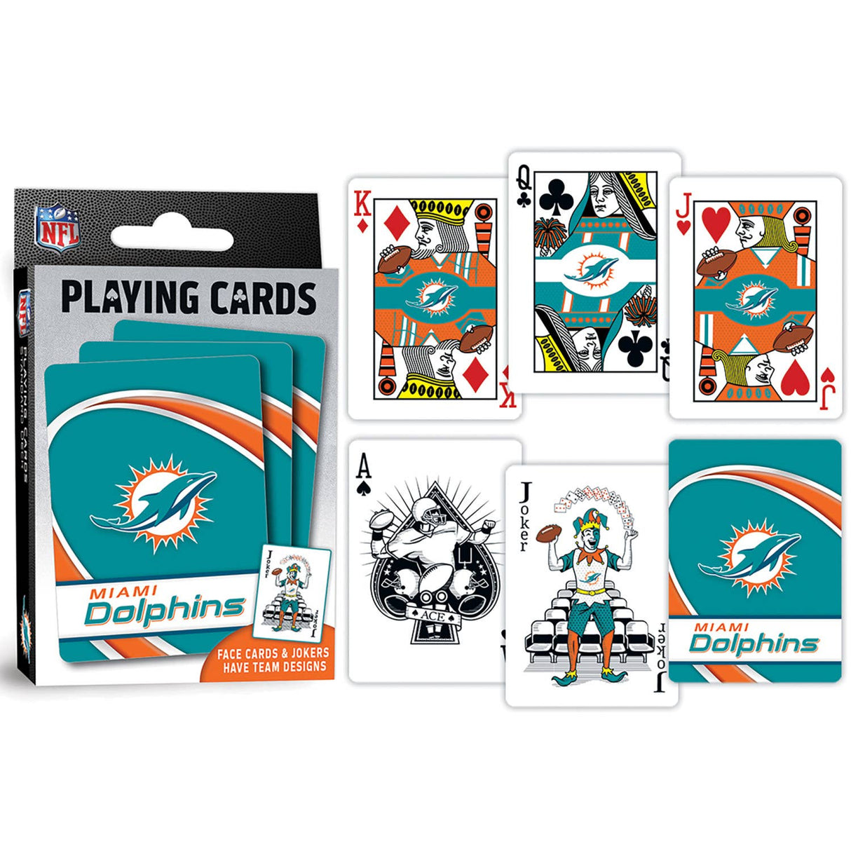 Miami Dolphins Playing Cards