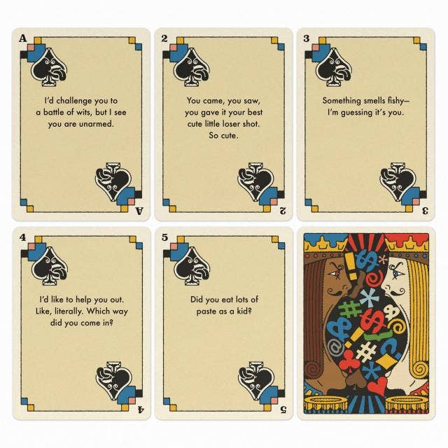 52 Insults & Comebacks Playing Cards