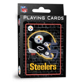 Pittsburgh Steelers Neon-Styled Playing Cards - 54 Card Deck