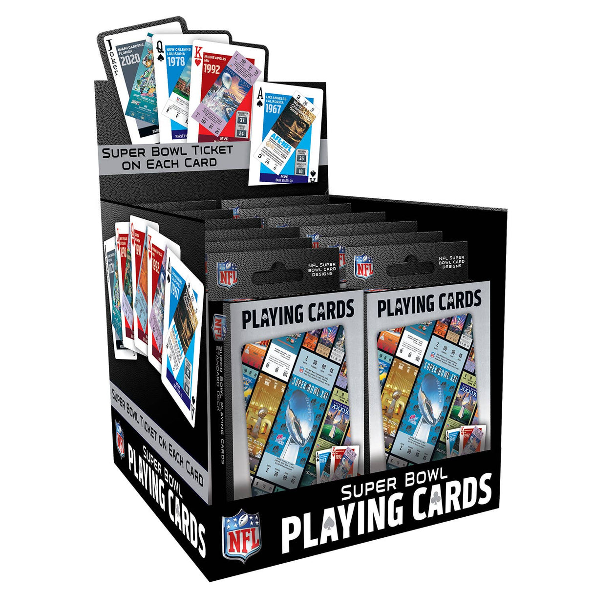 NFL Super Bowl Ticket Playing Cards