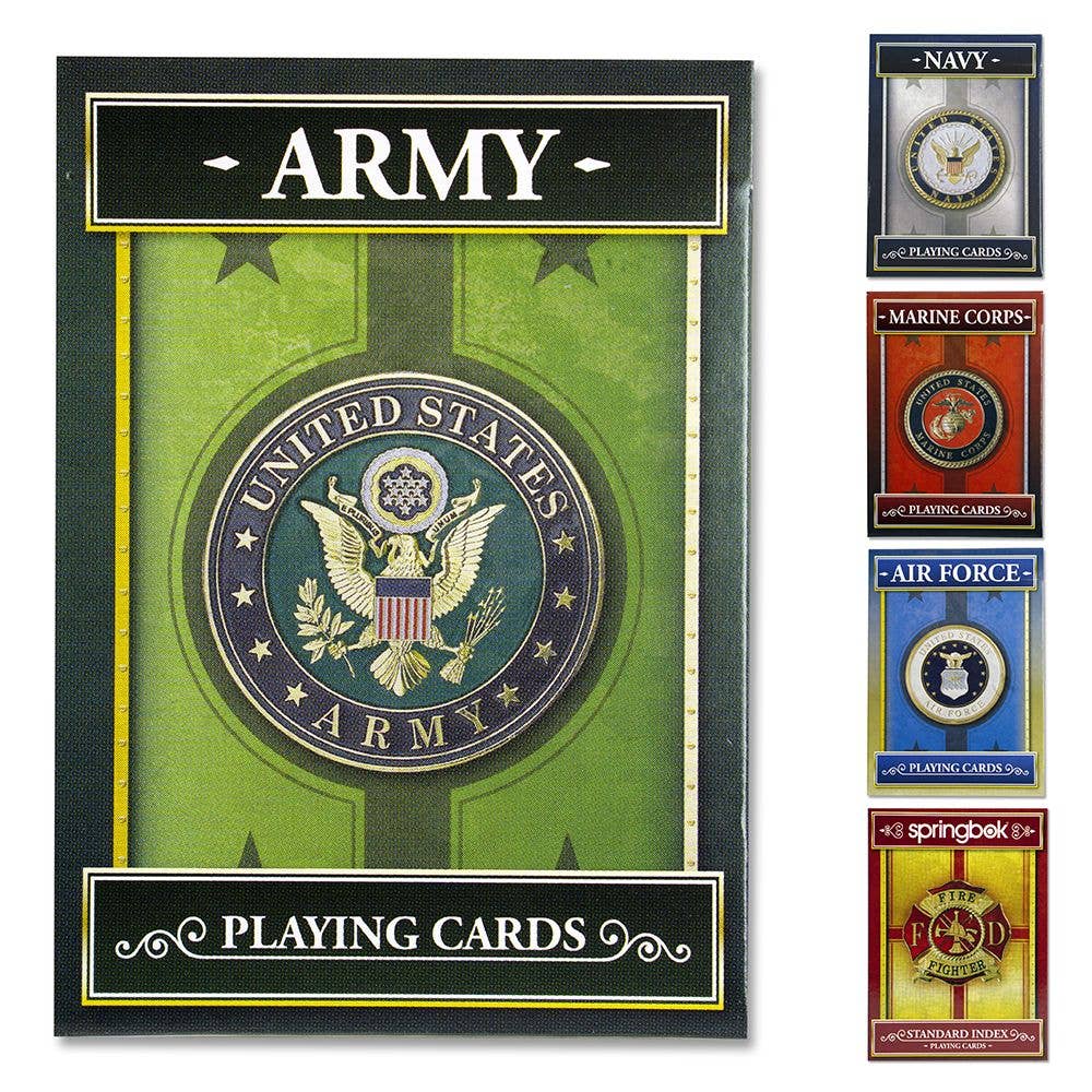 Army Standard Index Playing Card Set