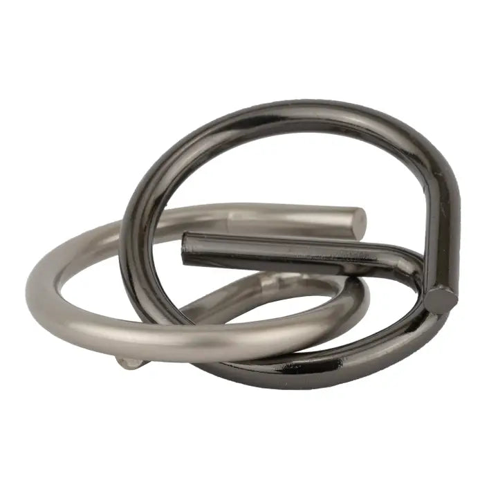 True Genius Yin Yang Metal Disentanglement Puzzle