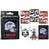 Buffalo Bills Neon-Styled Playing Cards - 54 Card Deck
