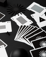 Eames "Starburst" Playing Cards, Black Edition