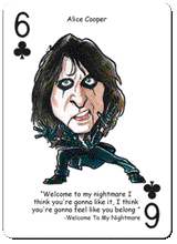 Rock n Roll Heroes Playing Cards