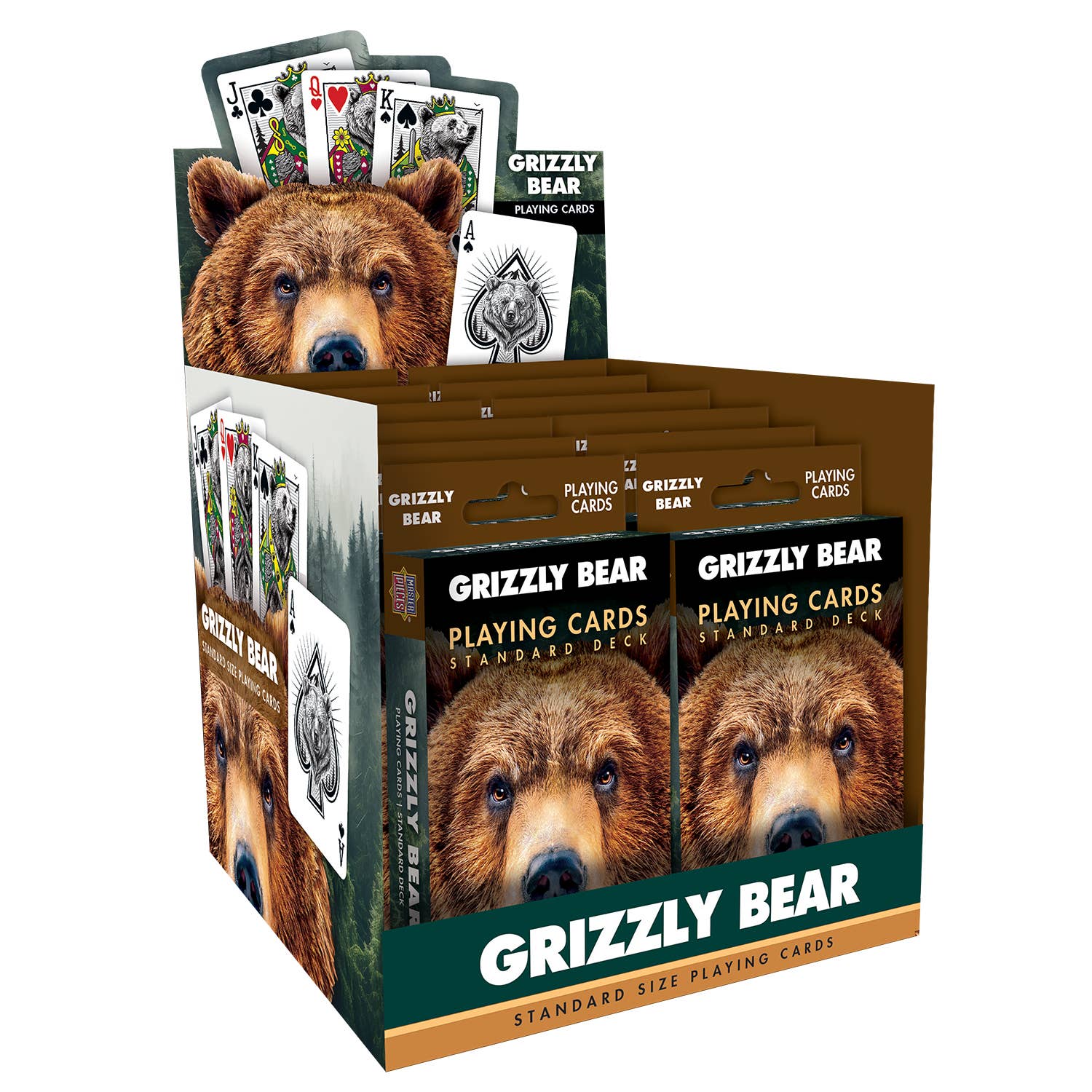Grizzly Bear Playing Cards - 54 Card Deck – Collectible Playing Cards