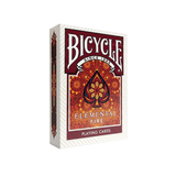 Fuego elemental de bicicleta de naipes coleccionables