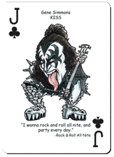 Rock n Roll Heroes Playing Cards