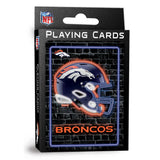 Denver Broncos Neon-Styled Playing Cards - 54 Card Deck