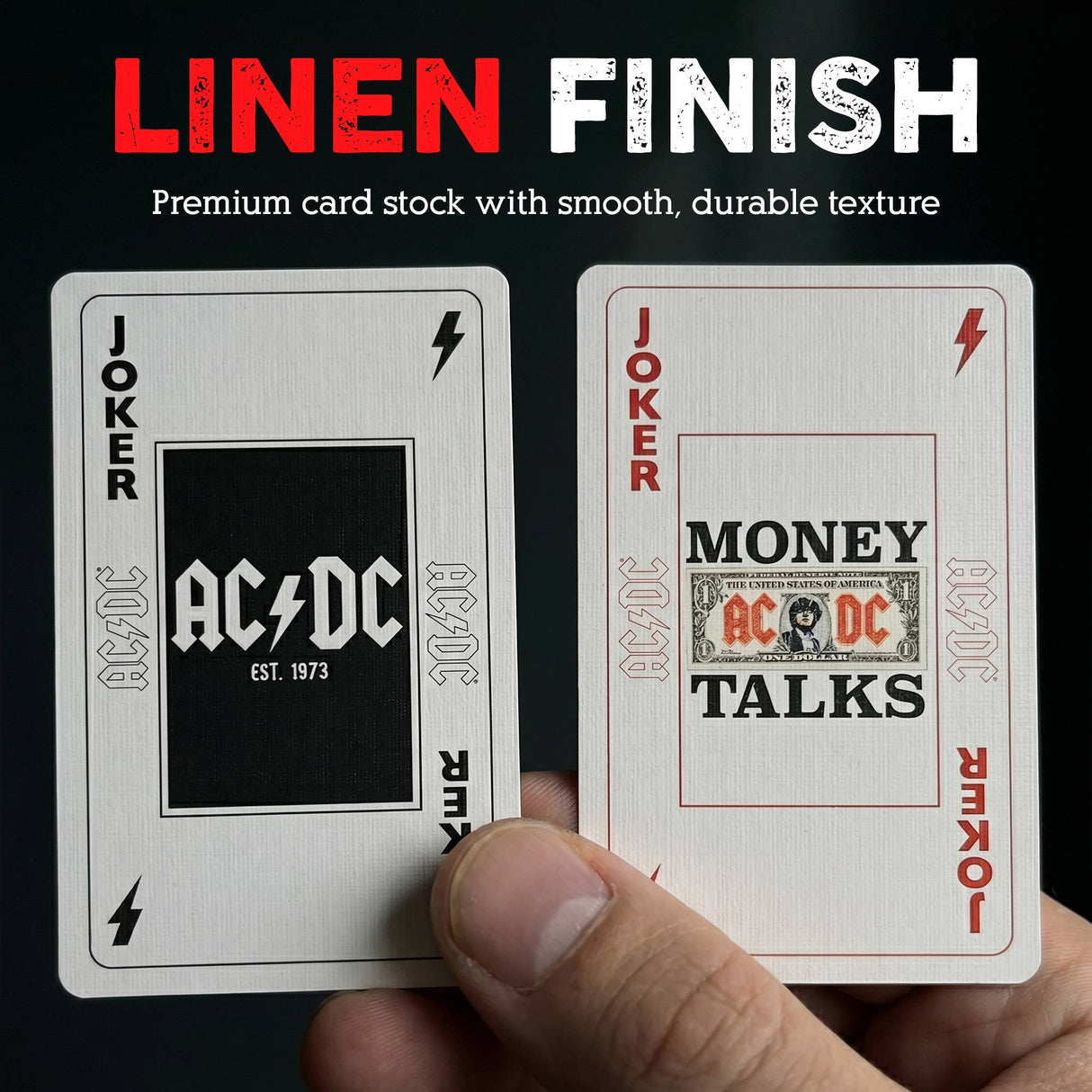 AC/DC Cassette Playing Cards (PDQ)