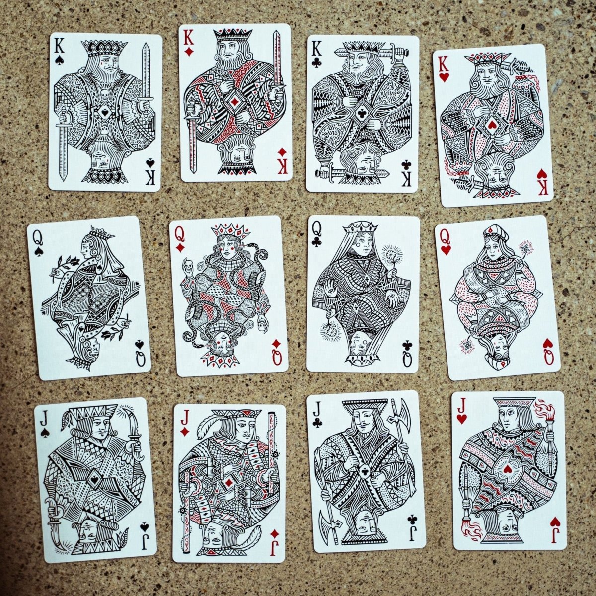 Joker and the Thief: Blood Red Edition Playing Cards