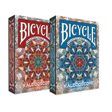 Naipes Bicycle Kaleidoscope rojo y azul (juego)