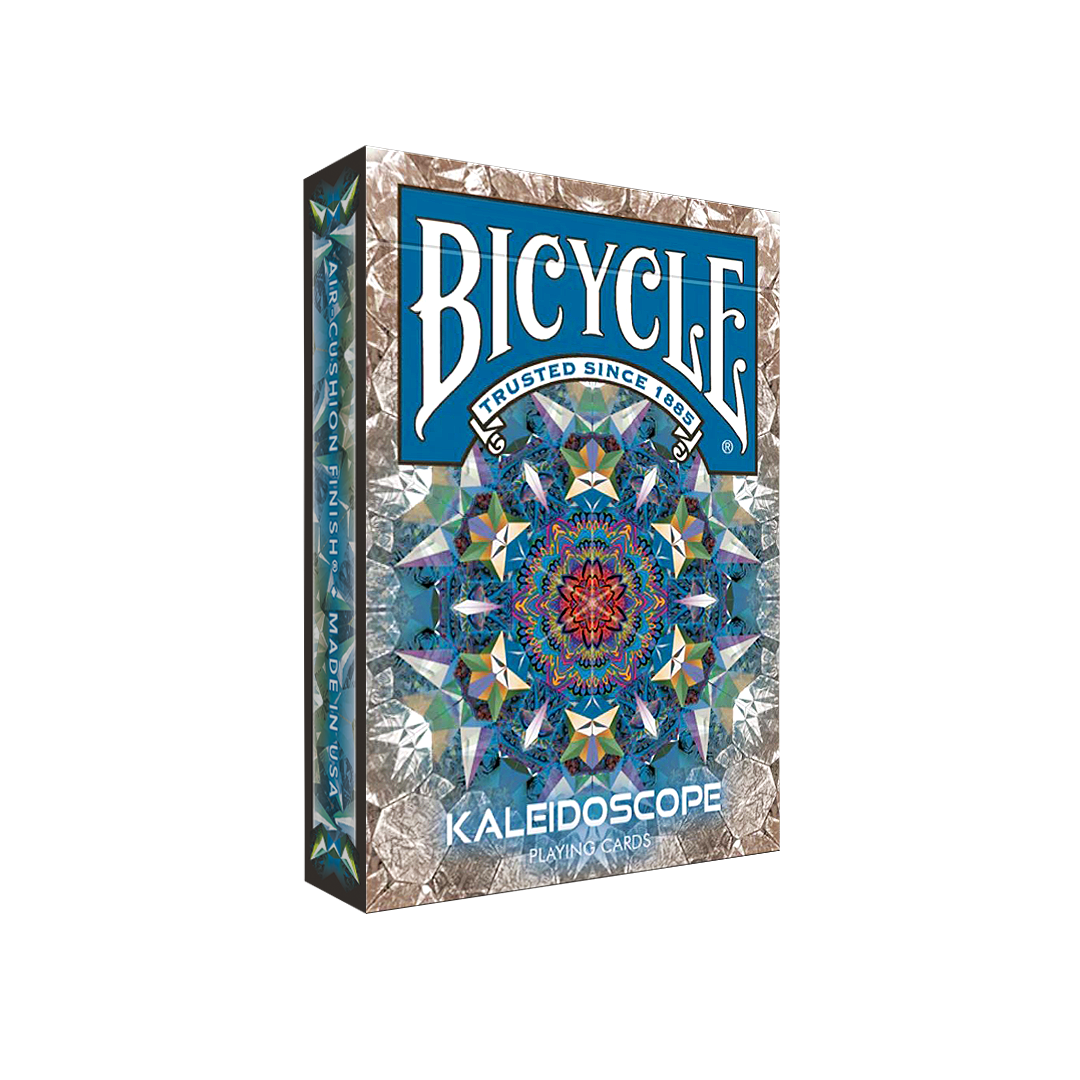 Bicycle Kaleidoscope Blue Playing Cards