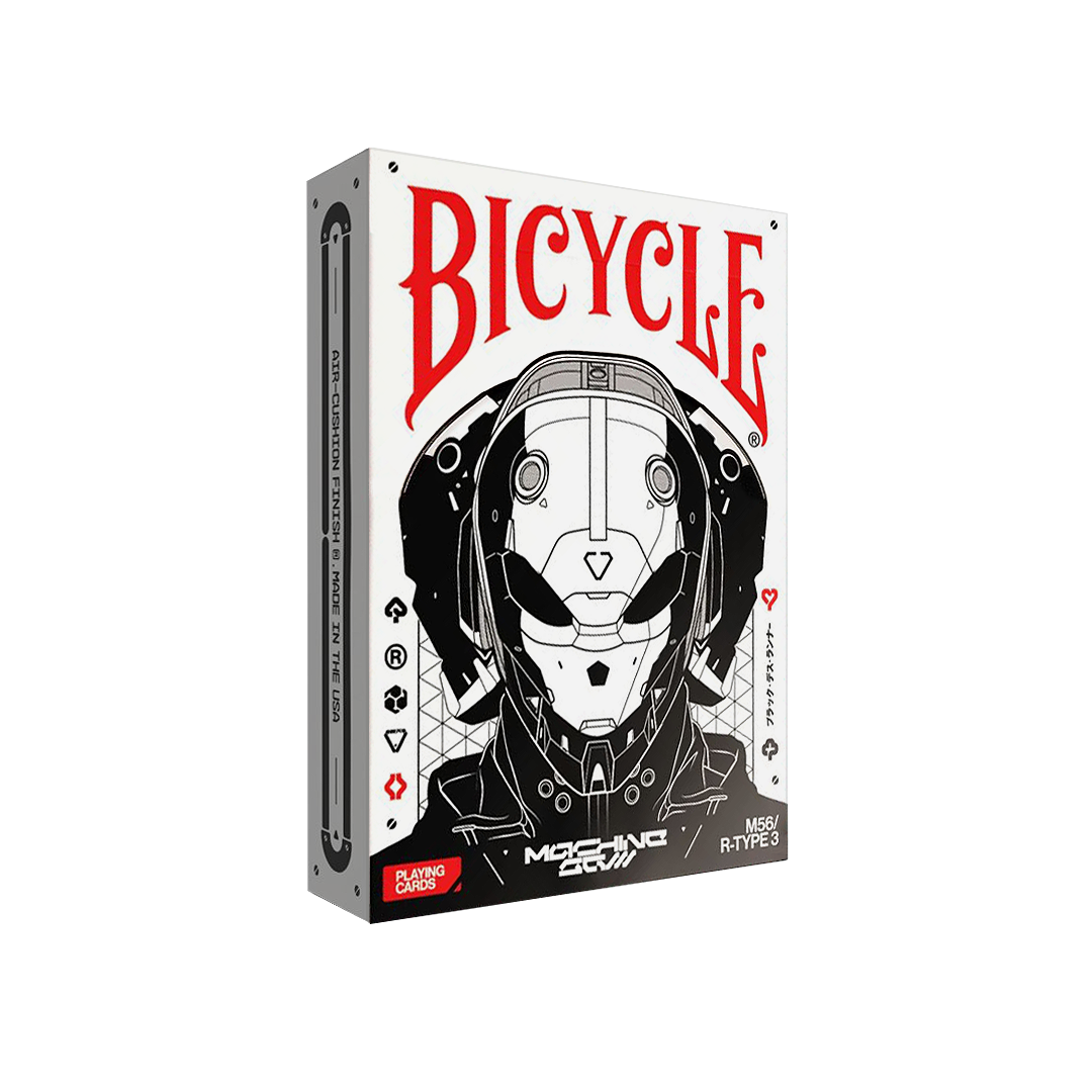 Bicycle Machine56 R-TYPE/3 White Playing Cards