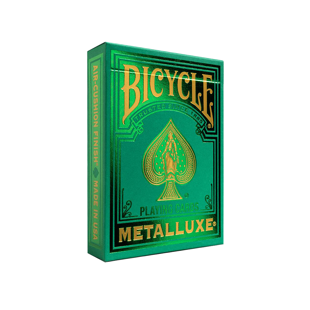 Bicycle Metalluxe Green 2022 Playing Cards