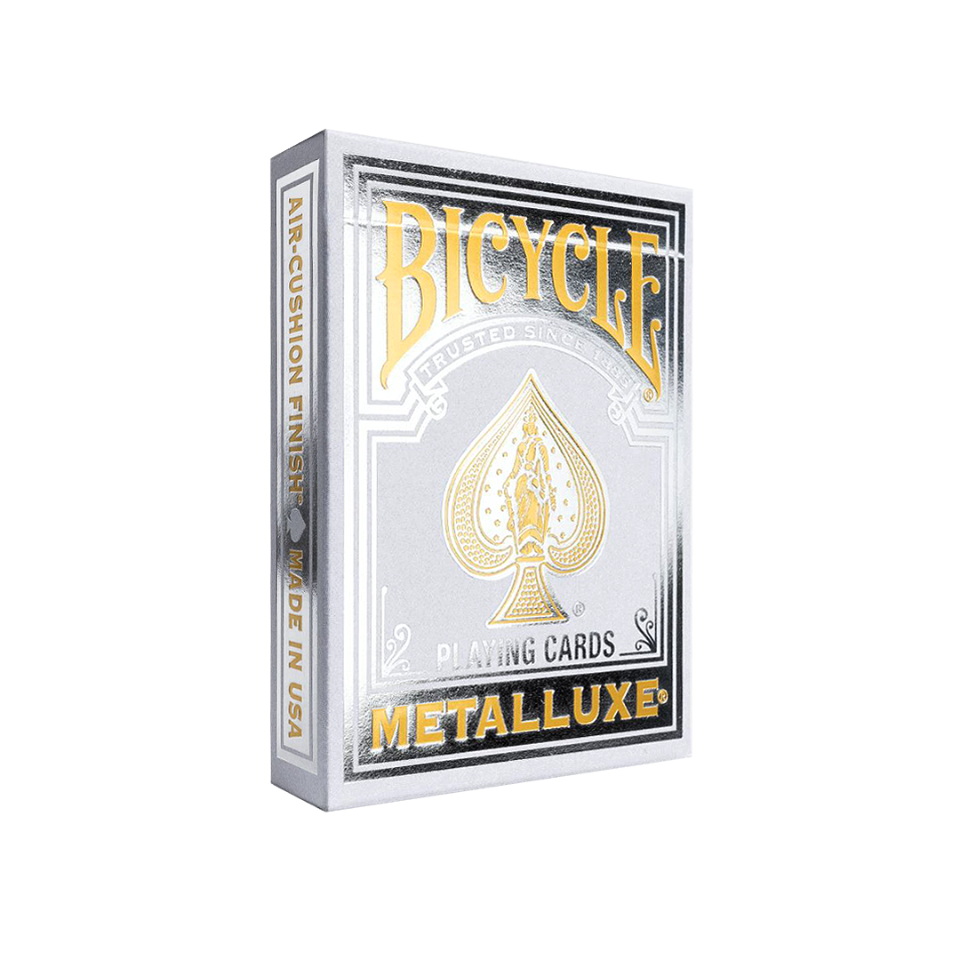 Bicycle Metalluxe Silver Playing Cards
