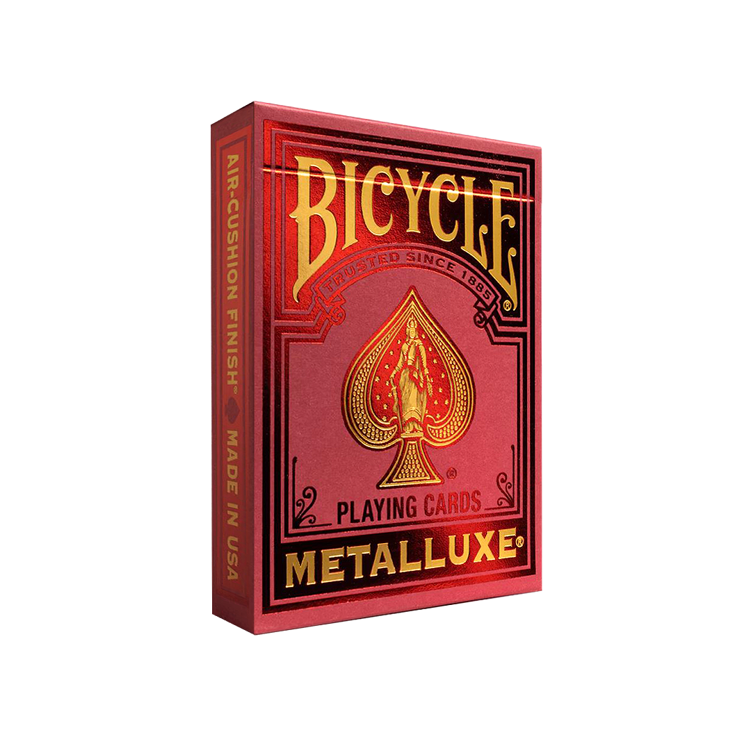 Bicycle Metalluxe Red 2022 Playing Cards