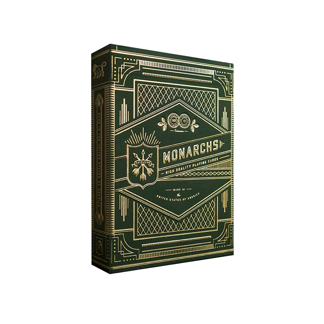 Monarchs Playing Cards (Green) by Theory 11