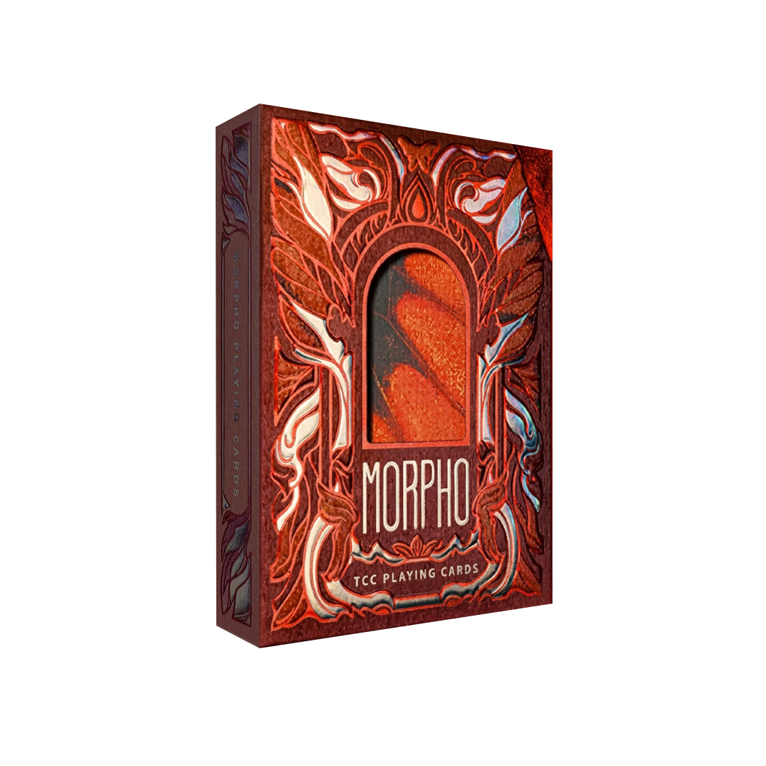 Morpho V2 (Carmine) Playing Cards