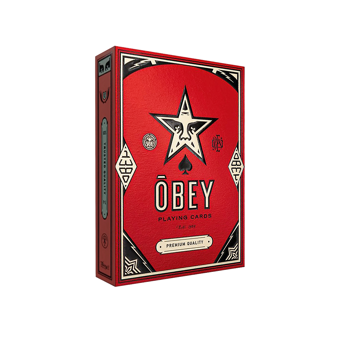 Obey Red Edition Playing Cards