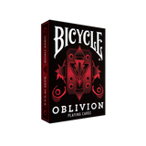 Baraja Bicycle Oblivion con errores de impresión de 1st Run (roja) de Collectable Playing Cards