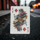 Biker Cats Playing Cards