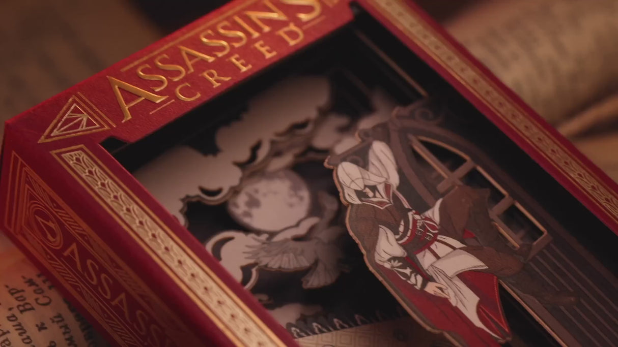 Assassin's Creed Legacy Version 2 Garnet (Hidden Blade Black) Playing Cards