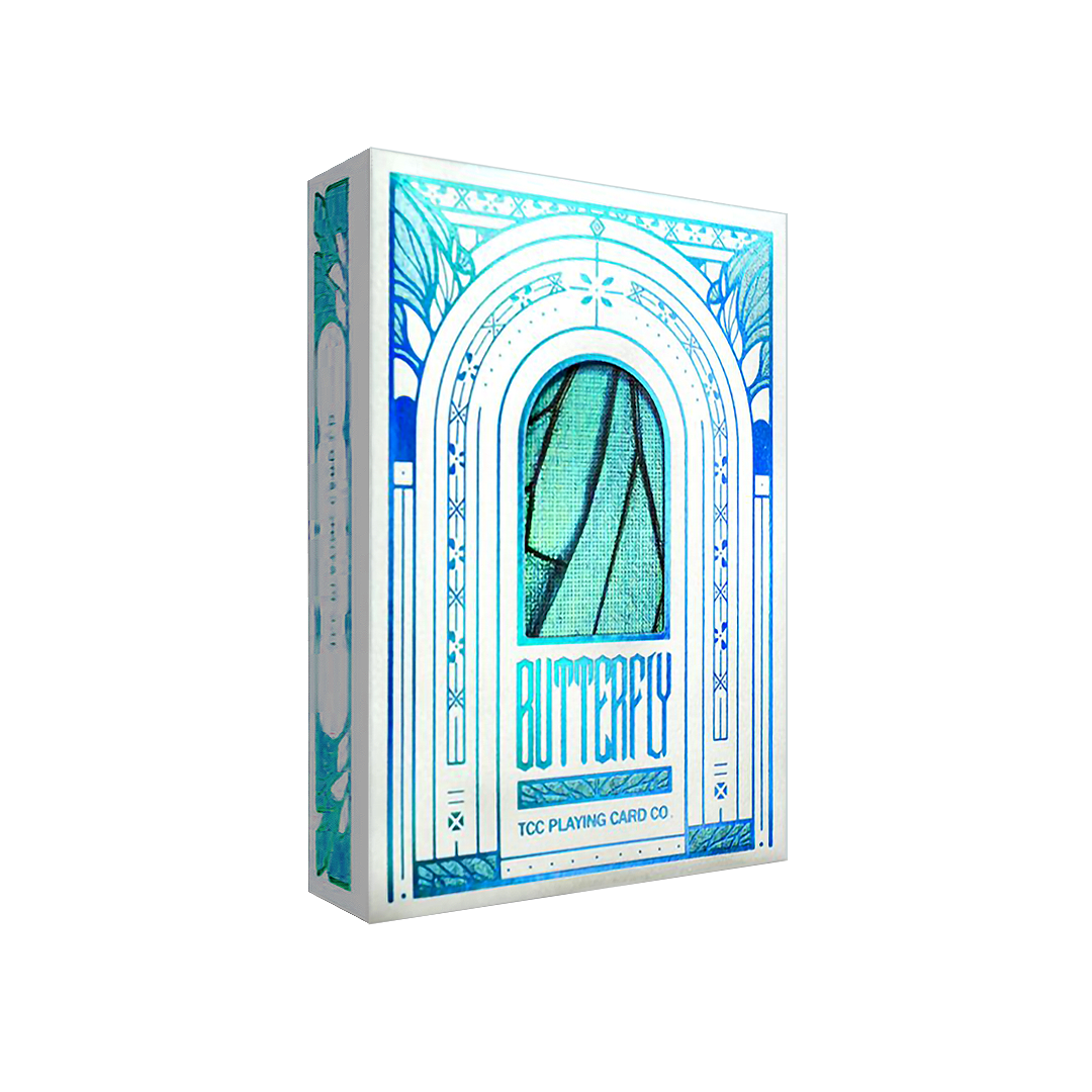 Prism Blue Morpho Playing Cards