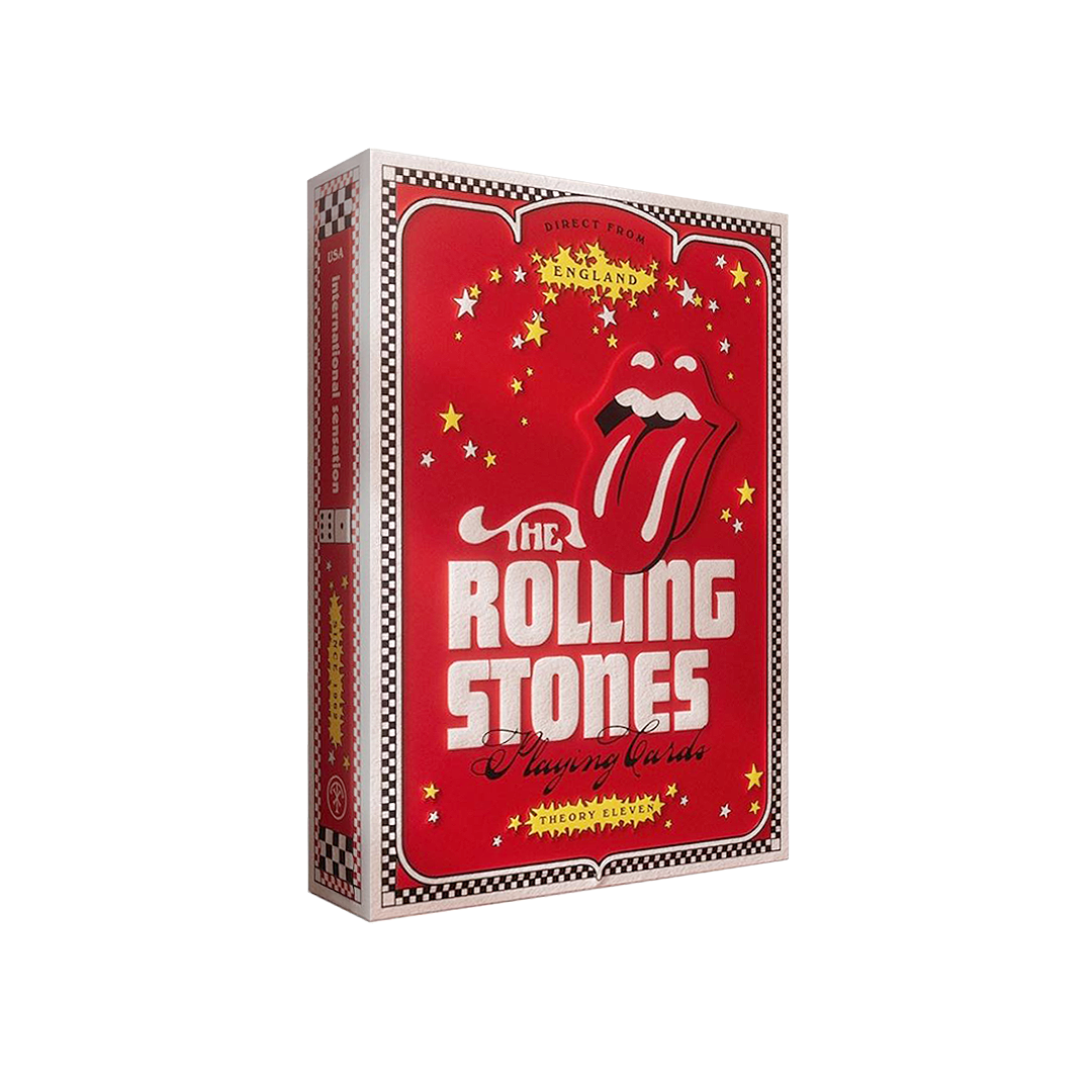 Los Rolling Stones jugando a las cartas