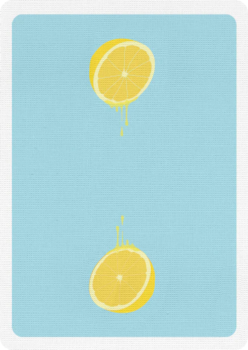 Squeezers V2 Alex Lemonade Stand Organic Playing Cards (Rare)