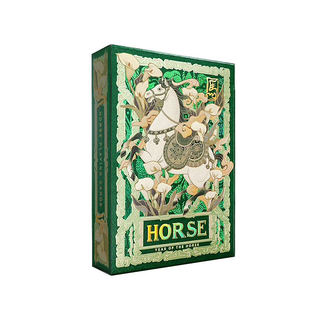Year of the Horse (Green) Playing Cards