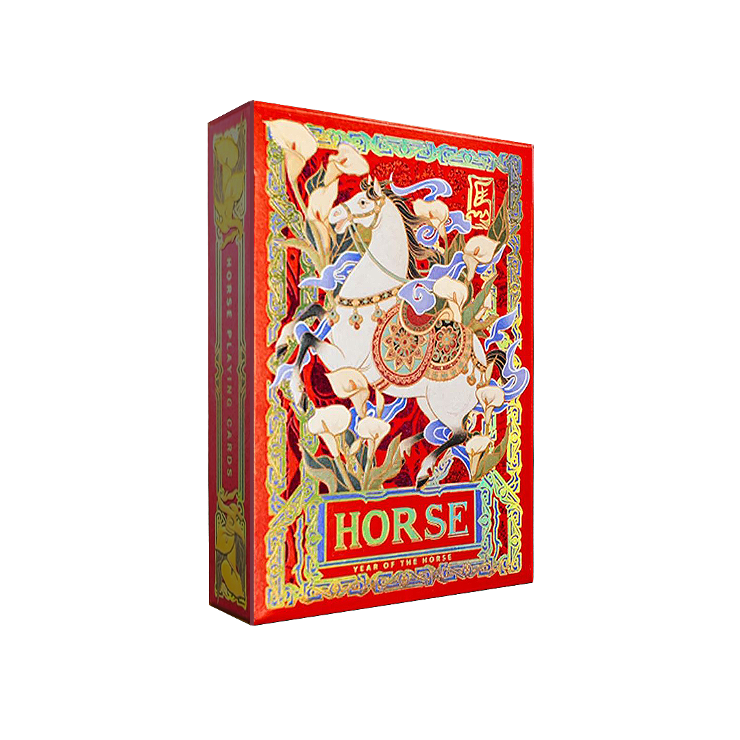 Year of the Horse (Red) Playing Cards