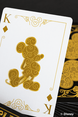 Bicycle Disney Mickey Mouse inspired Black and Gold Playing Cards