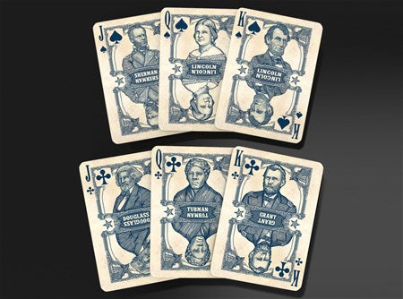 Bicycle Civil War Playing Cards by Jackson Robinson (Union Blue)