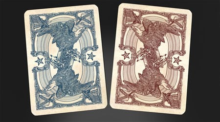 Bicycle Civil War Playing Cards by Jackson Robinson (Confederate Red)