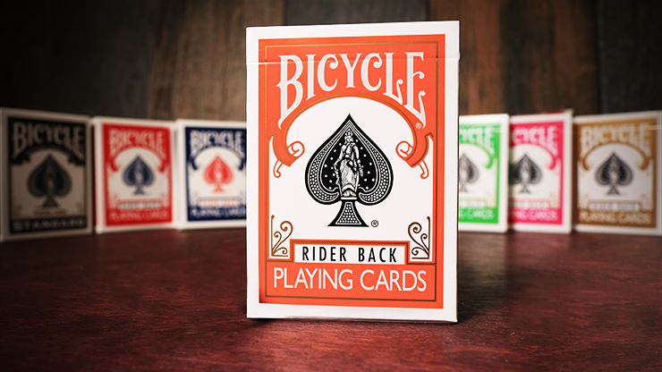 Naipes Bicycle Orange de US Playing Card Co