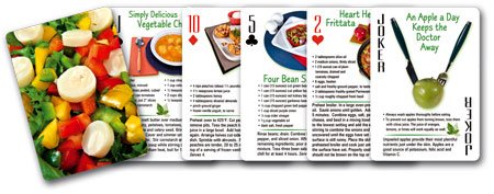 Quick Easy Healhty Recipes Playing Cards