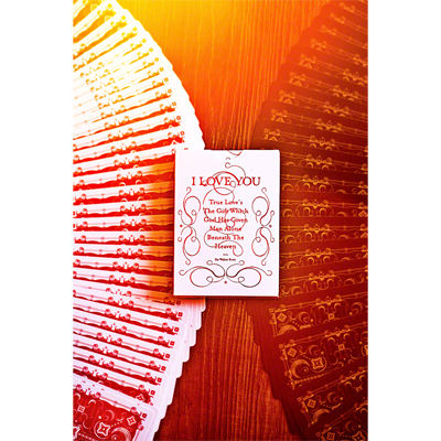 Baraja Love Art Deck (rojo/edición limitada) de Bocopo.co USPPC